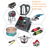 Variable Speed Controller SCR Voltage Controller AC 120V 220V/ 15A/ 4000W Max