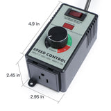 AC 120V 15A Speed Controller Variable Adjuster for Router Duct Exhaust Ceiling Fan Electric Motor Rheostat